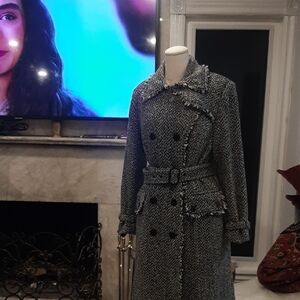 Not For Sale Women's Herringbone Belted Coat